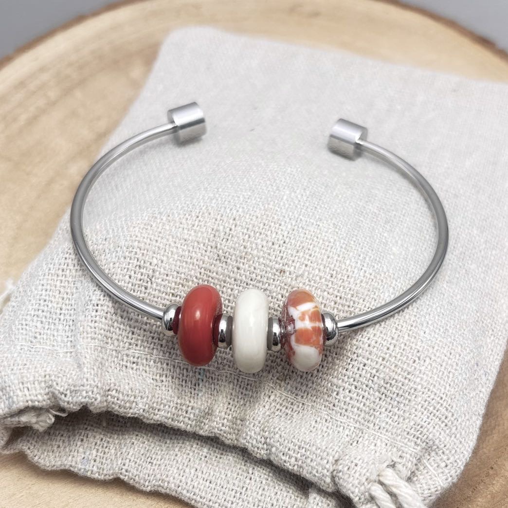 Bracelet-Trio-Dessus-Acier-Corail