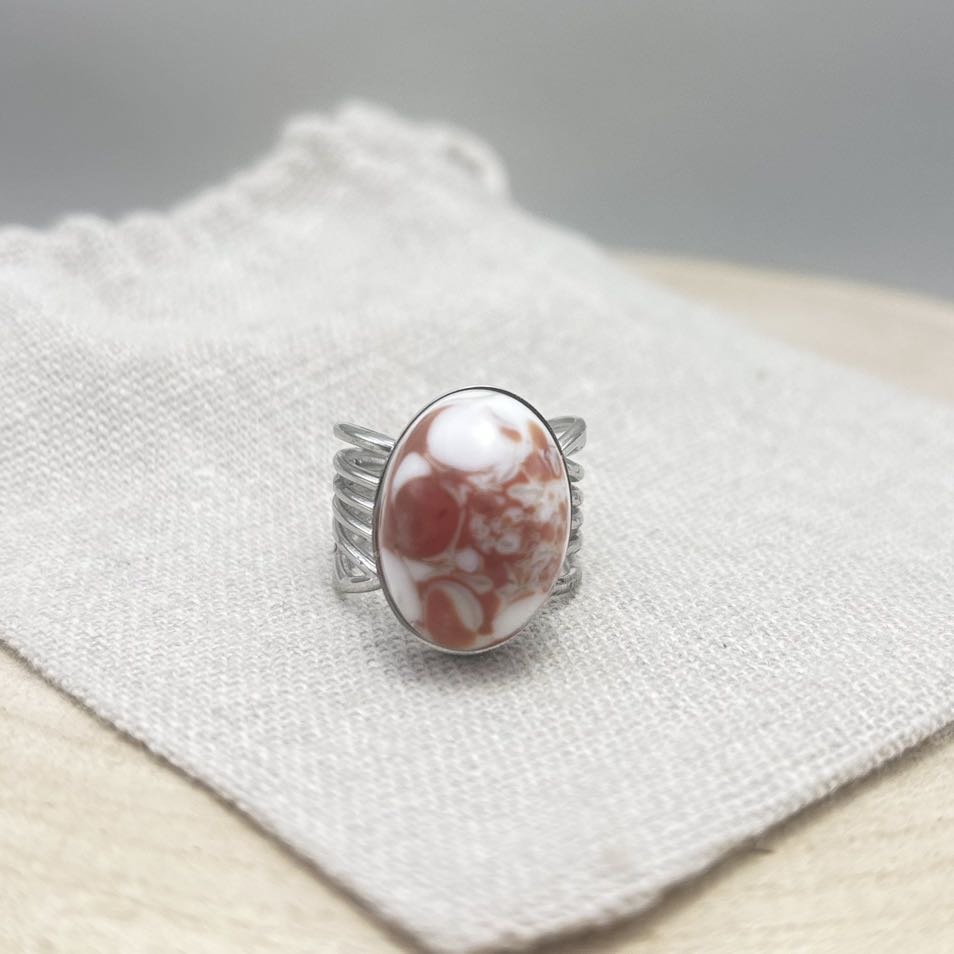 Bague-Cabochon-Ovale-Face-Corail
