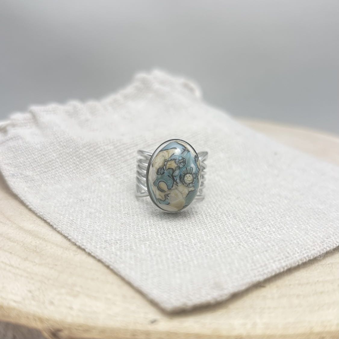 Bague-Cabochon-Ovale-Face-Turquoise