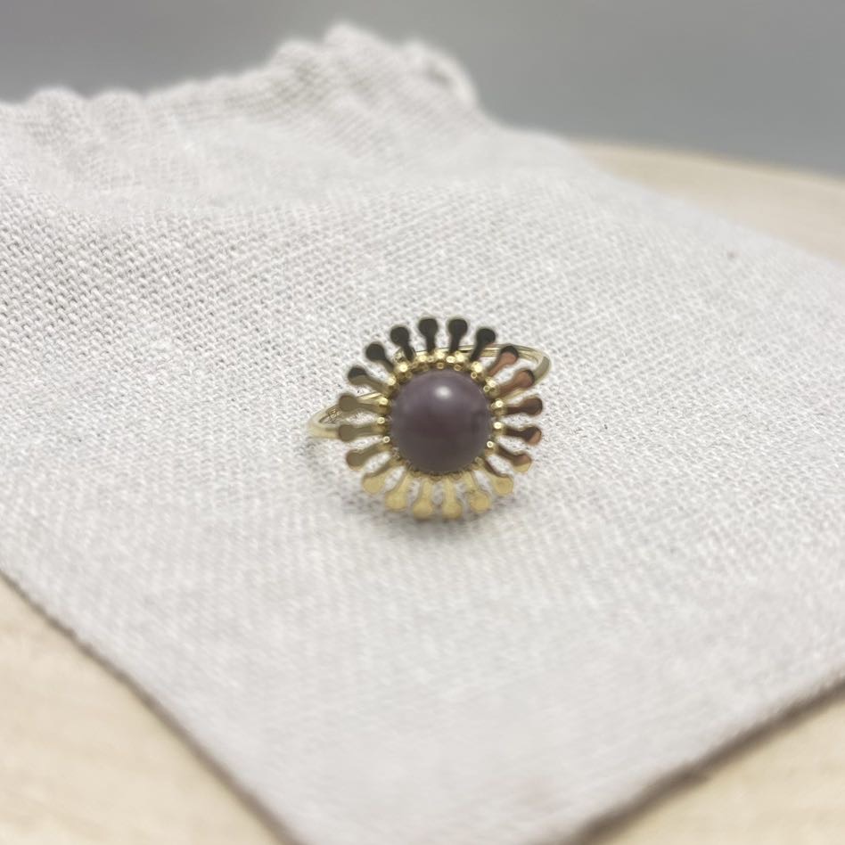 Bague-Fleur-Face-Unis-Violine
