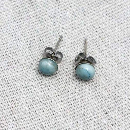 Clous d’oreilles-Dessus-Turquoise
