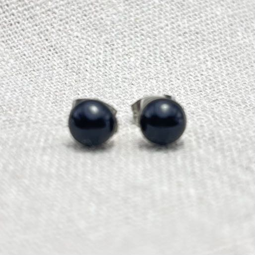 Clous d’oreilles-Face-Noir-Acier