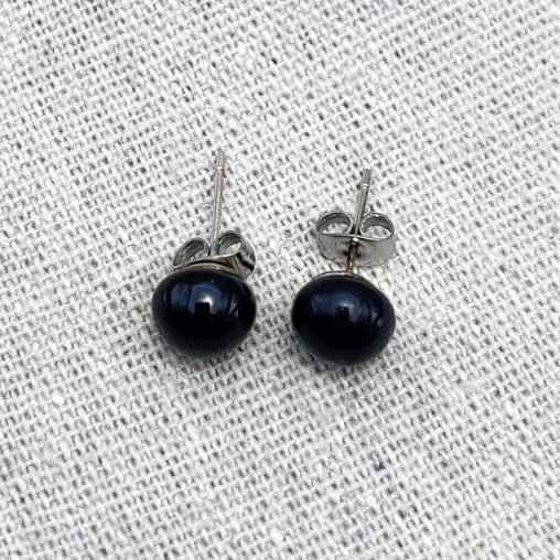Puces d’oreilles-Dessus-Unis-Noir-Acier