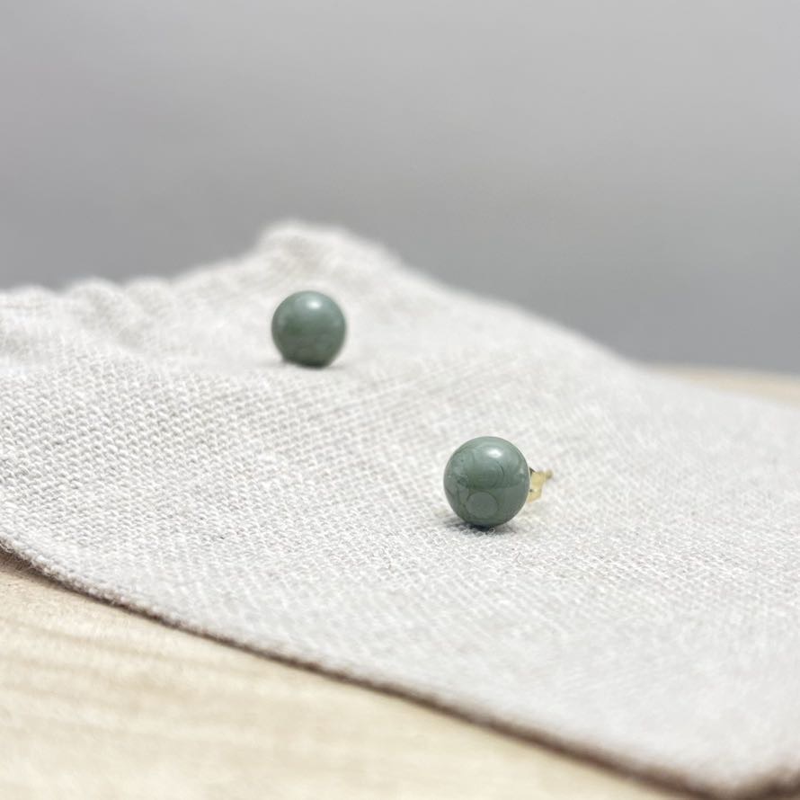 Puces d’oreilles-Face-Unis-Verde