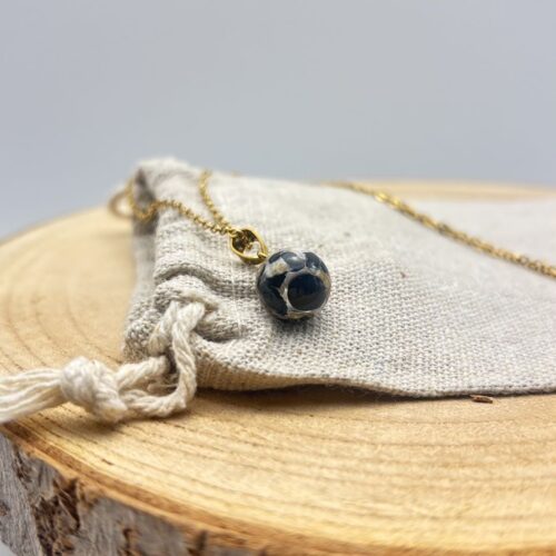 Collier petite perle "Intense Doré"
