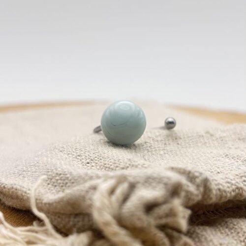 Bague décalée ajustable "Cielo Uni"