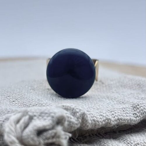 Bague plate ajustable "Intense Uni"