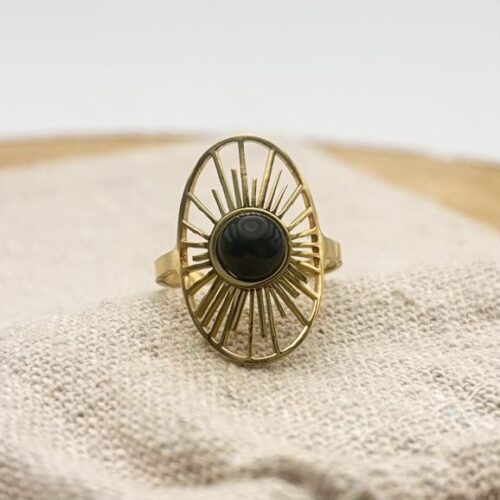Bague Soleil ajustable"Intense Uni"