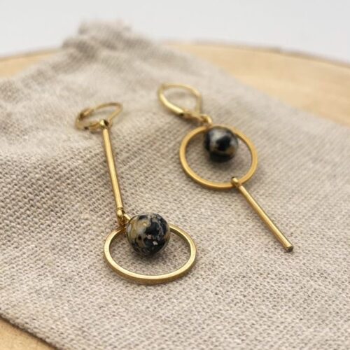 Boucles d'oreilles destructurées "Intense"