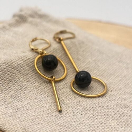 Boucles d'oreilles destructurées "Intense Uni"