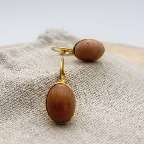 Bélières ovales "Nude Uni"