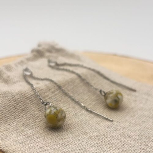 Boucles d'oreilles chaînettes "Anis"