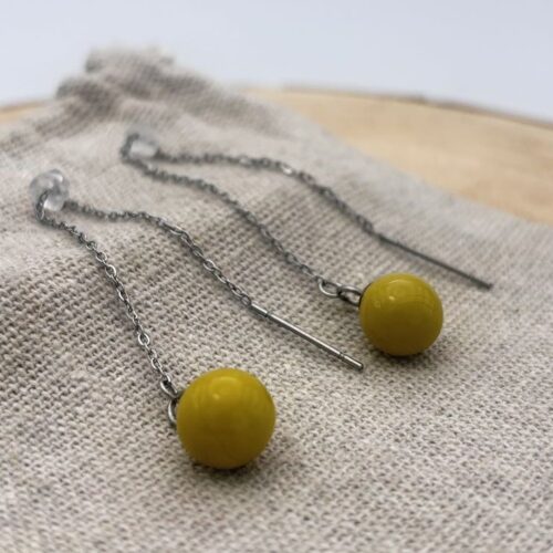 Boucles d'oreilles chaînettes "Anis Uni"