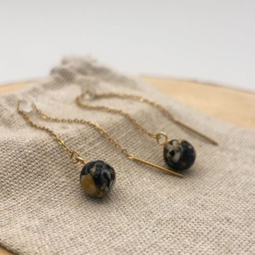 Boucles d'oreilles chaînettes "Intense"