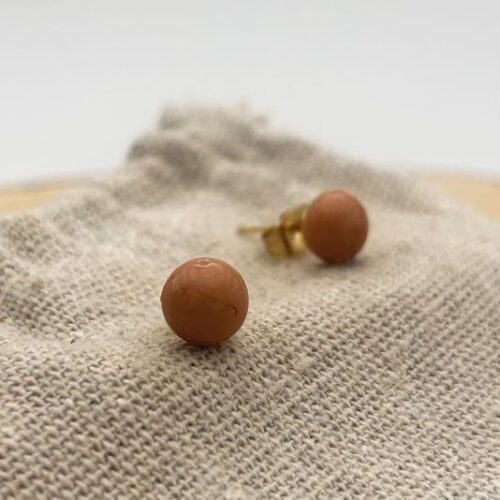 Clous d'oreilles "Nude Uni"