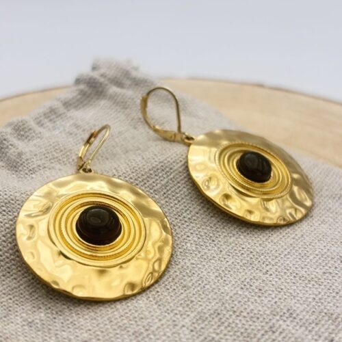 Boucles d'oreilles disques "Intense Uni"