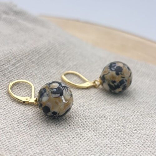 Boucles d'oreilles perles "Intense"