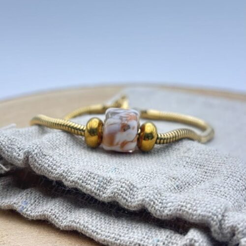 Bracelet Maille serpent "Nude"