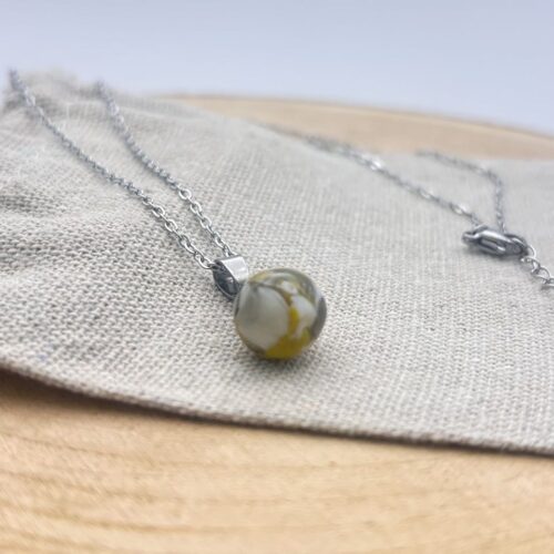 Collier petite perle "Anis"