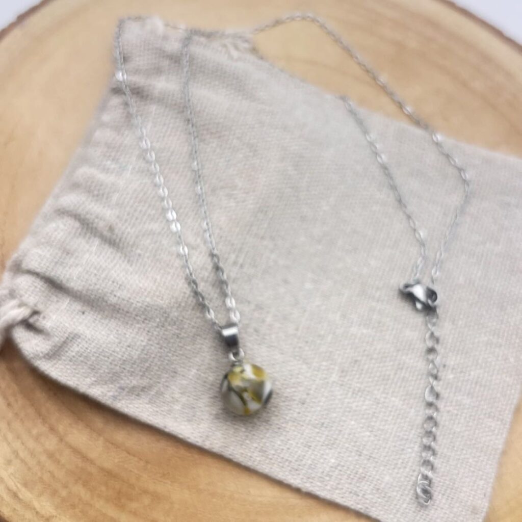 Collier petite perle « Anis »