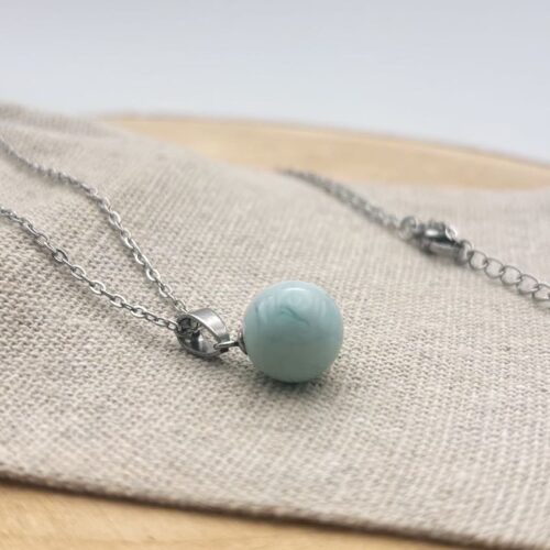 Collier petite perle "Cielo Uni"