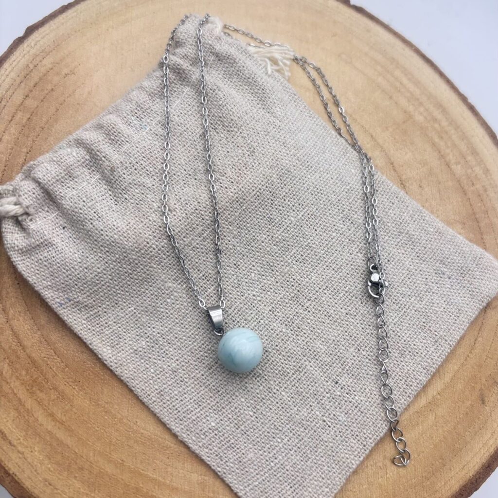 Collier petite perle "Cielo Uni"
