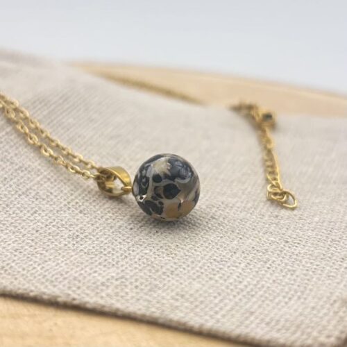 Collier petite perle "Intense"