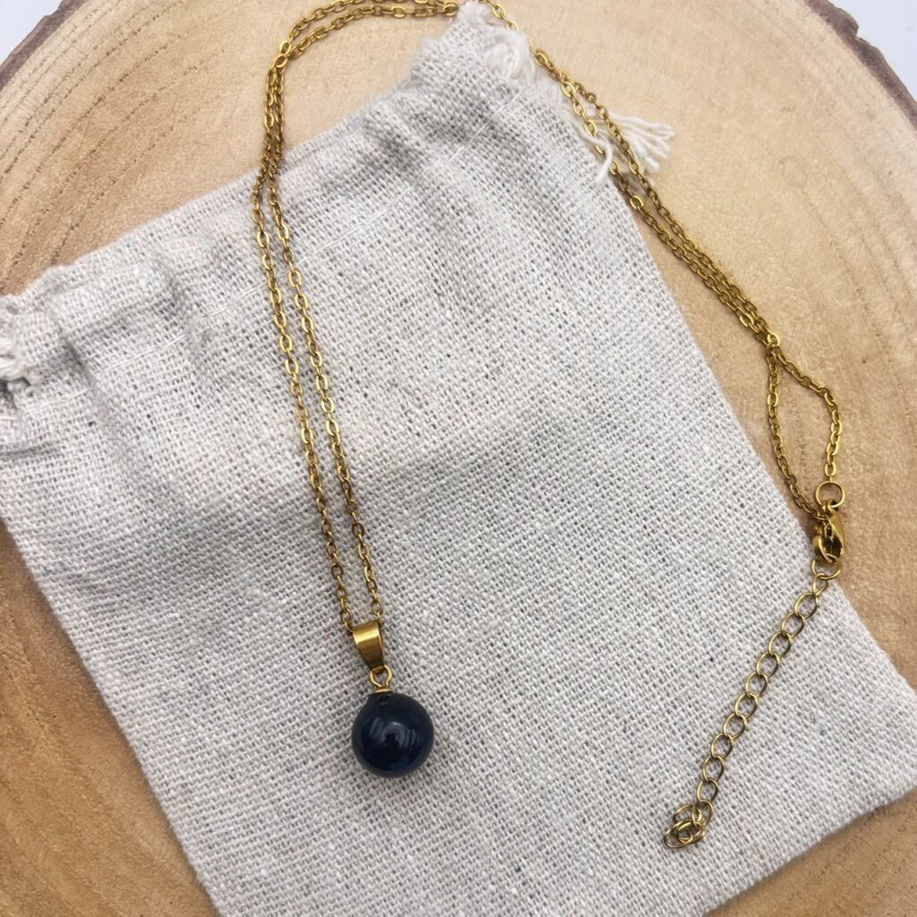 Collier petite perle "Intense Uni"