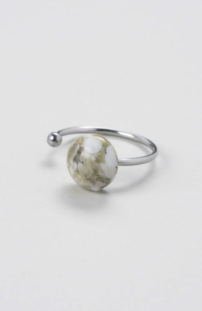 Bague décalée ajustable Anis