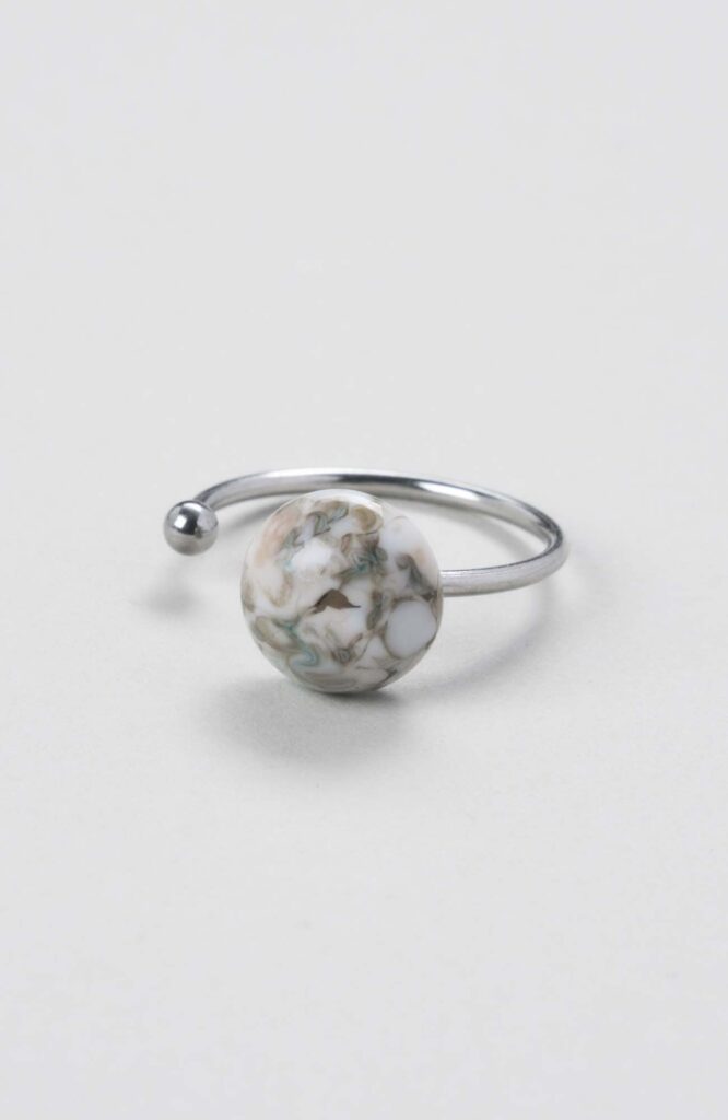 Bague décalée ajustable Cielo