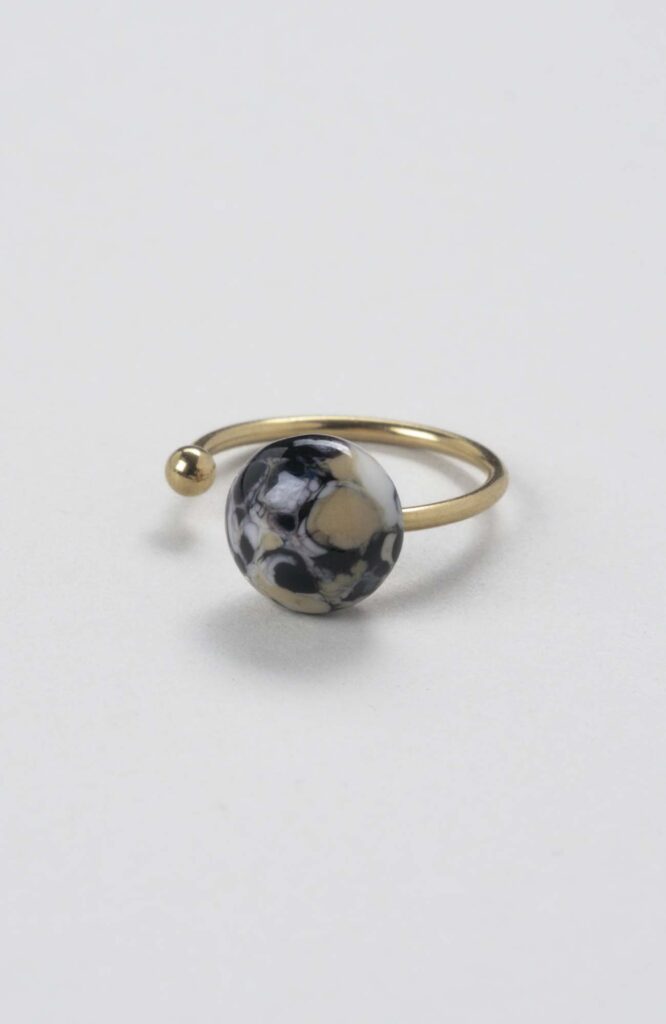 Bague décalée ajustable Intense