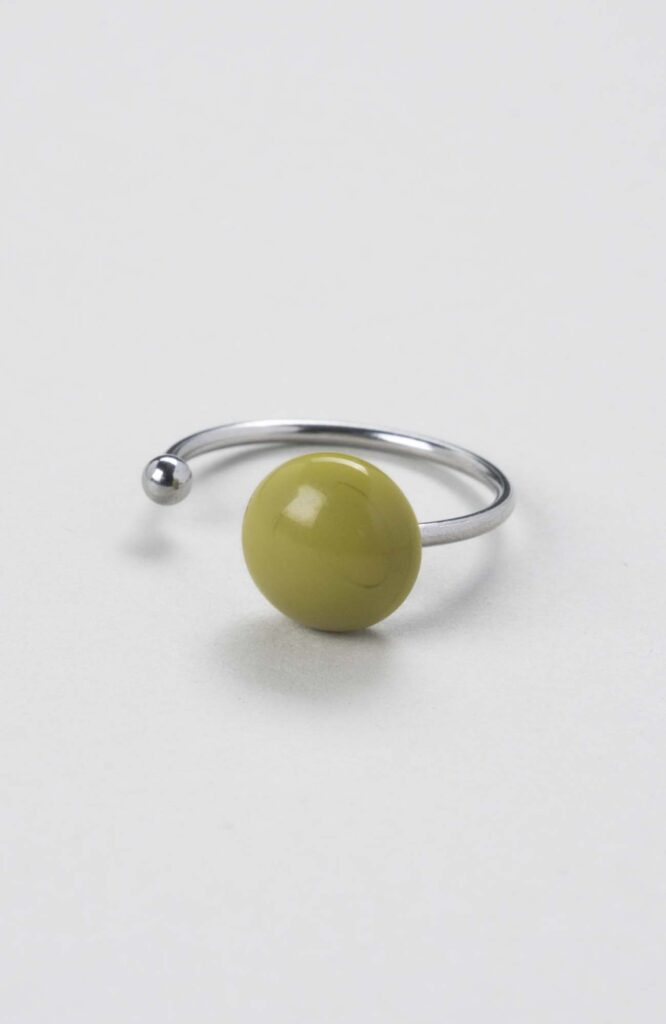 Bague décalée ajustable Anis Uni