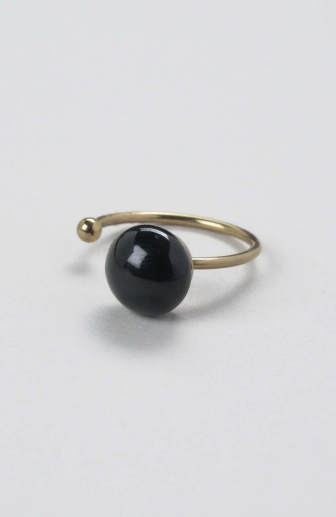 Bague décalée ajustable Intense Uni