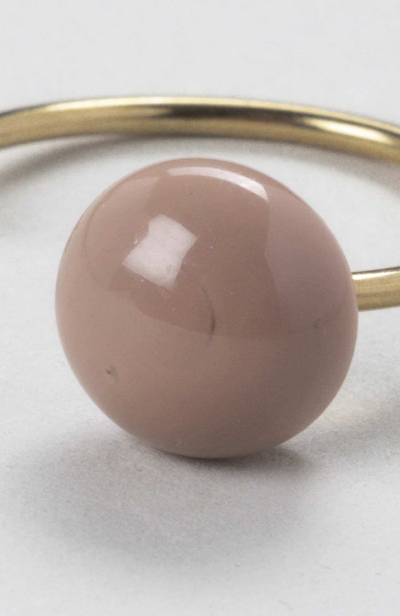Bague décalée ajustable Nude Uni