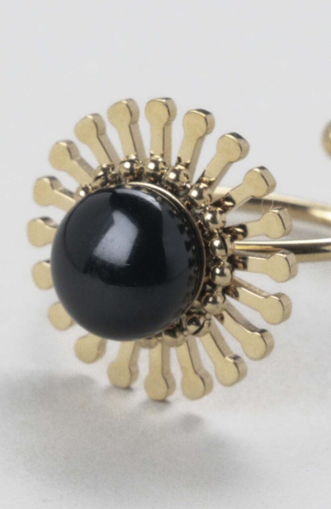 Bague fleur ajustable Intense Uni
