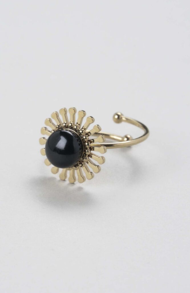 Bague fleur ajustable Intense Uni