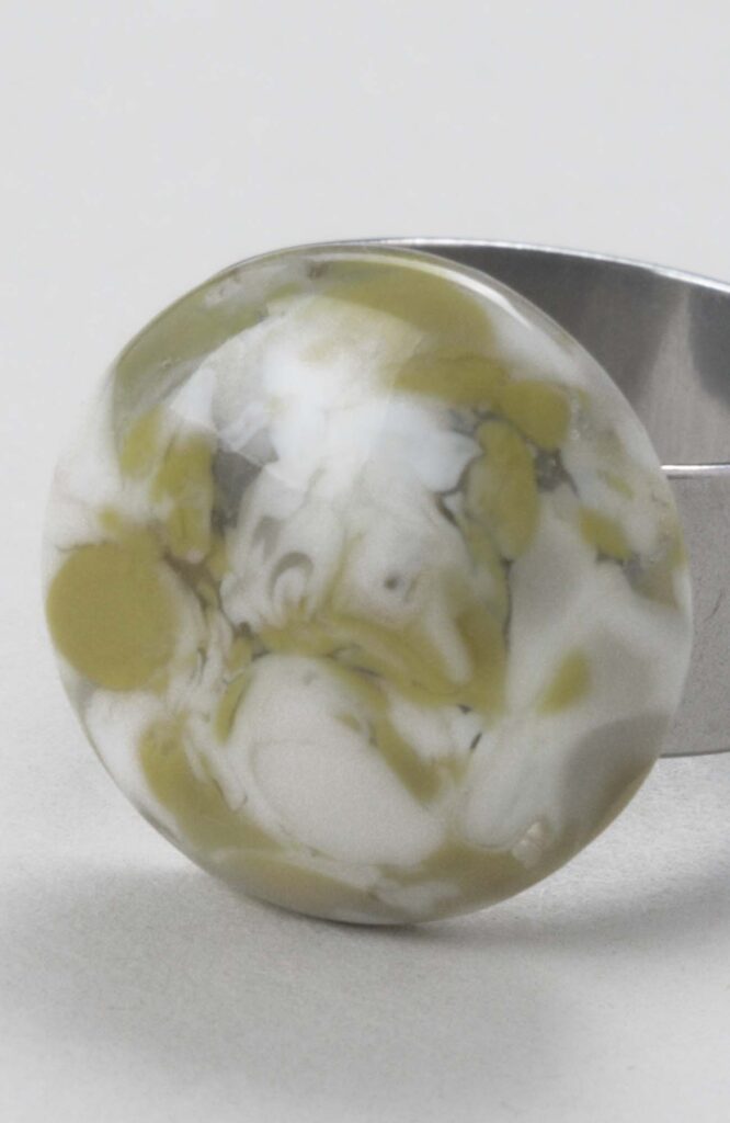 Bague plate ajustable Anis
