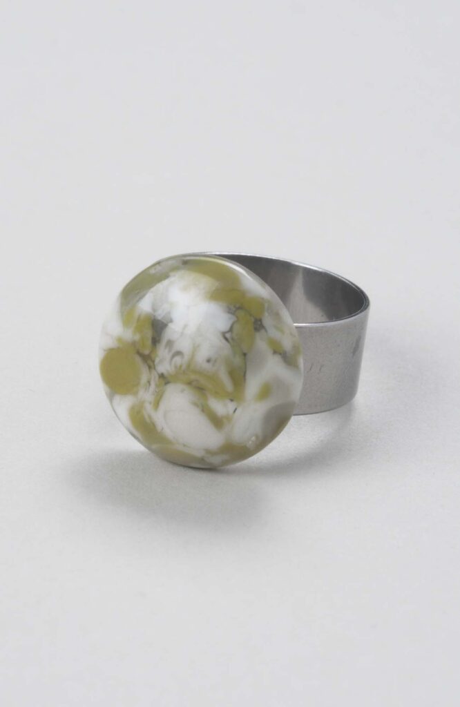 Bague plate ajustable Anis
