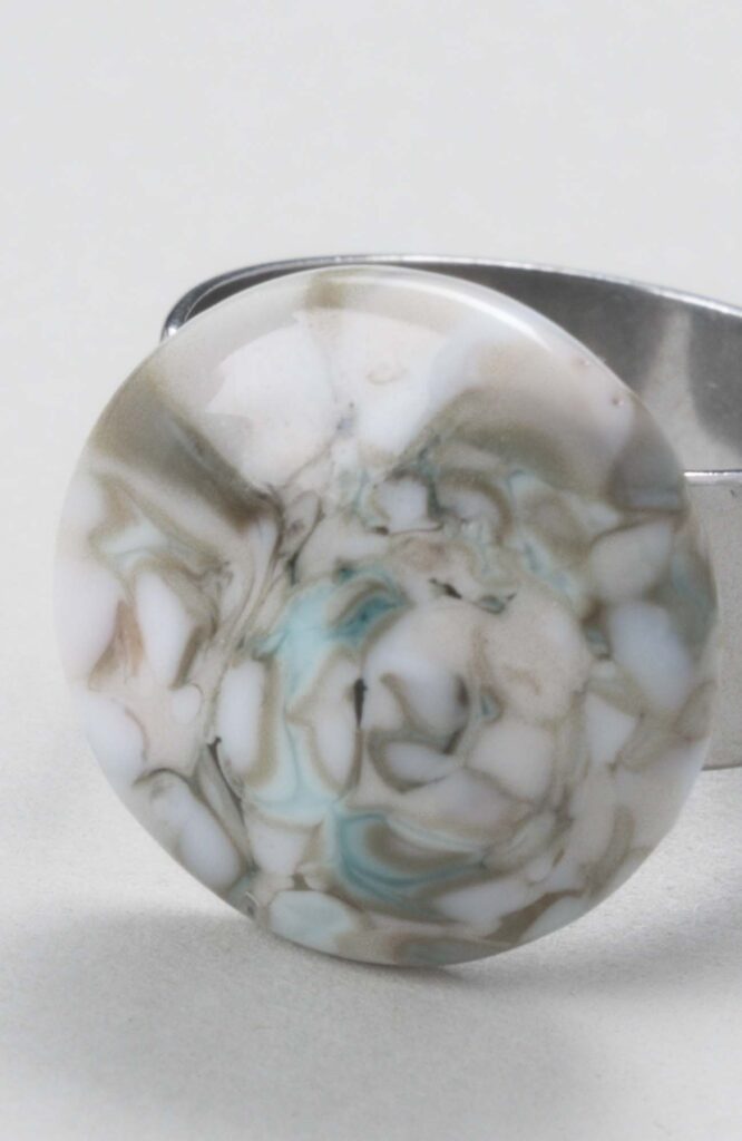 Bague plate ajustable Cielo