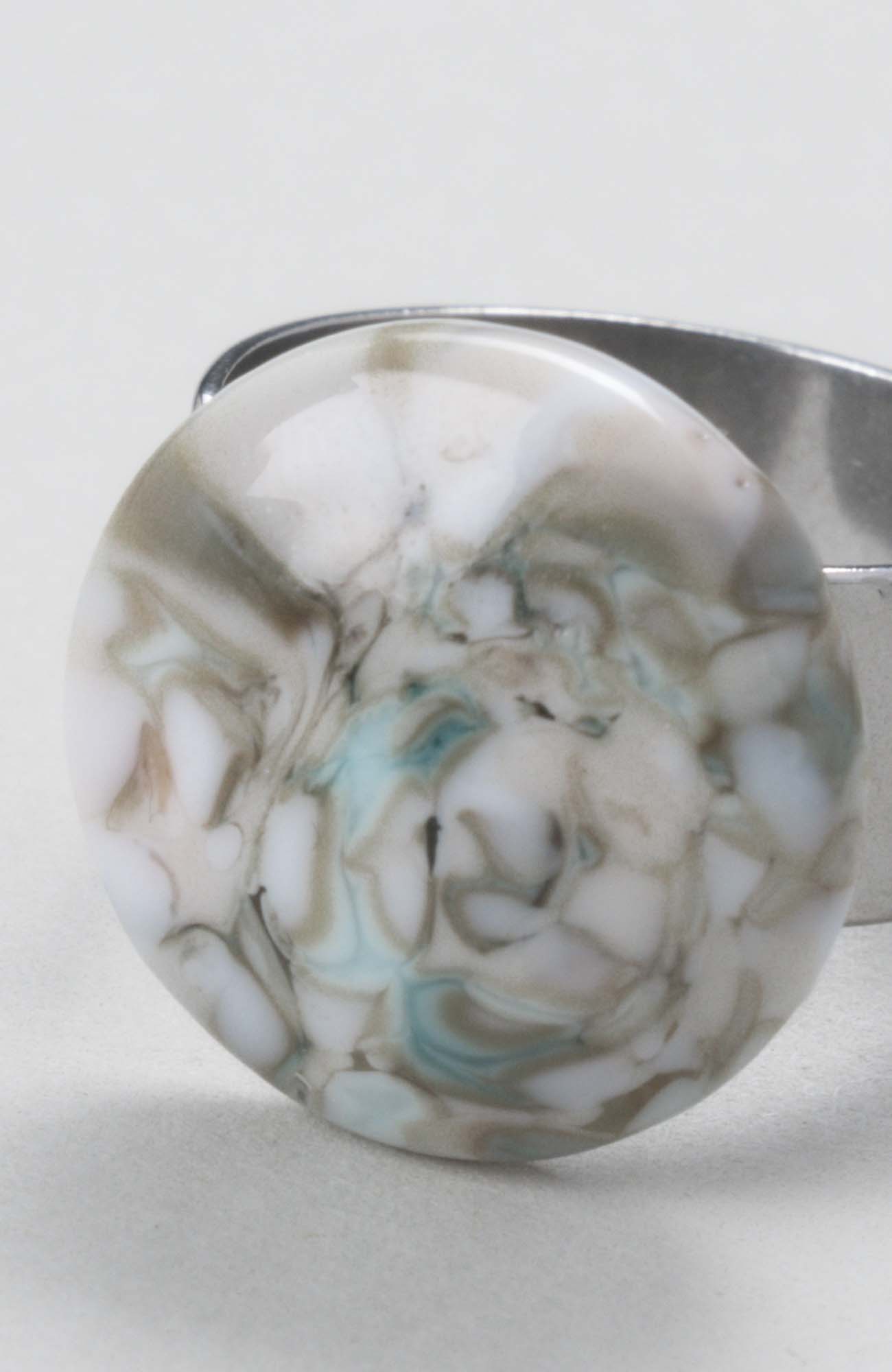 Bague plate ajustable Cielo