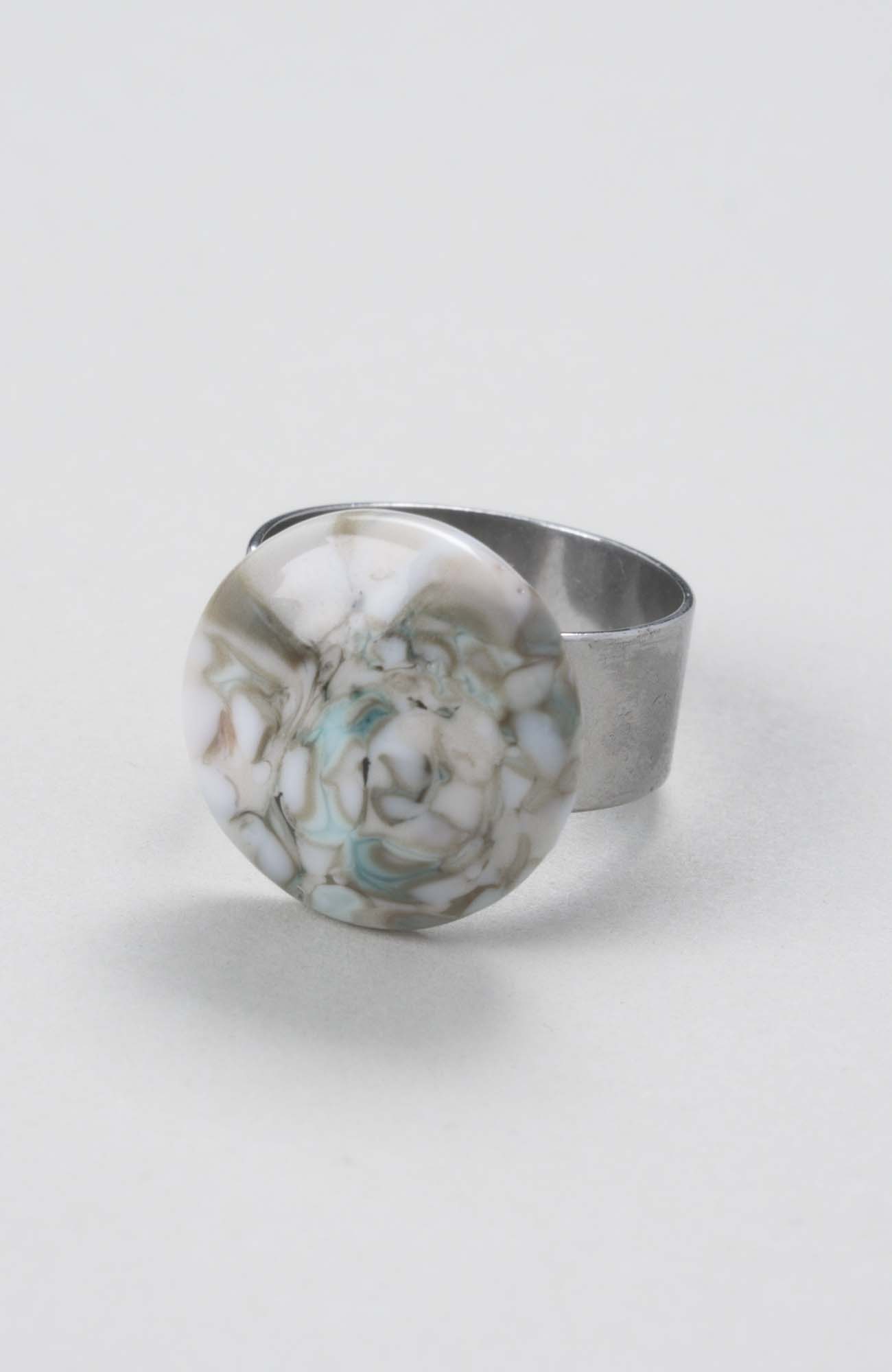 Bague plate ajustable Cielo