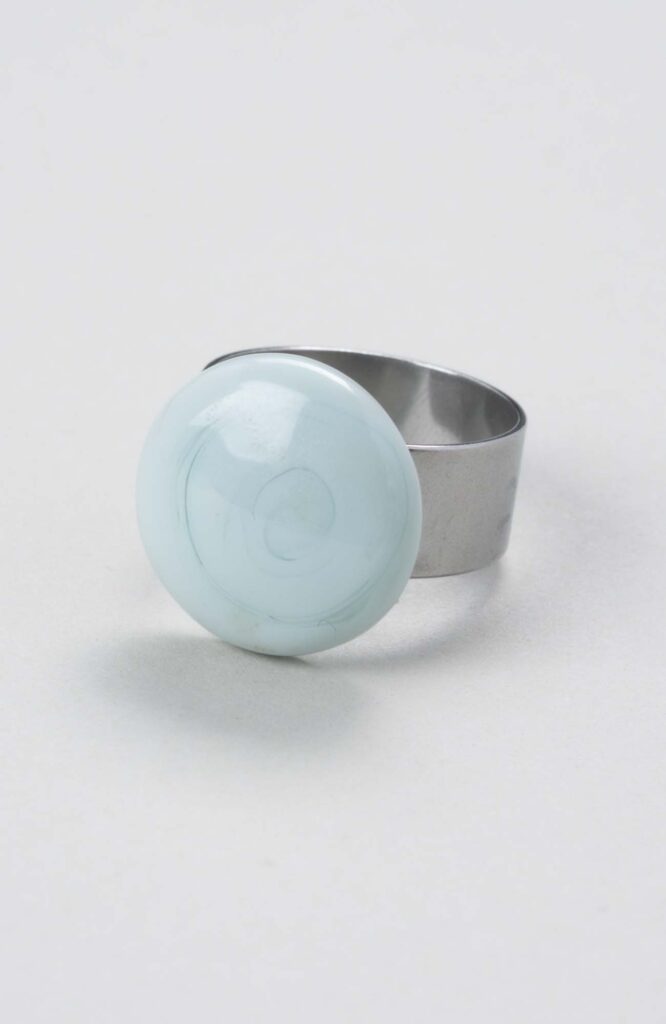 Bague plate ajustable Cielo Uni