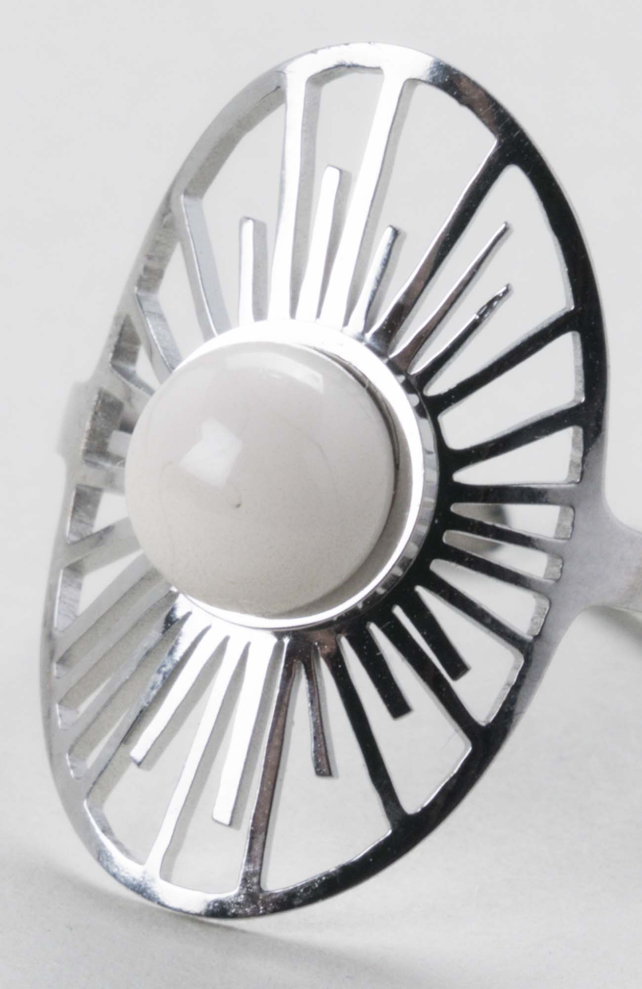 Bague Soleil ajustable Ivoire