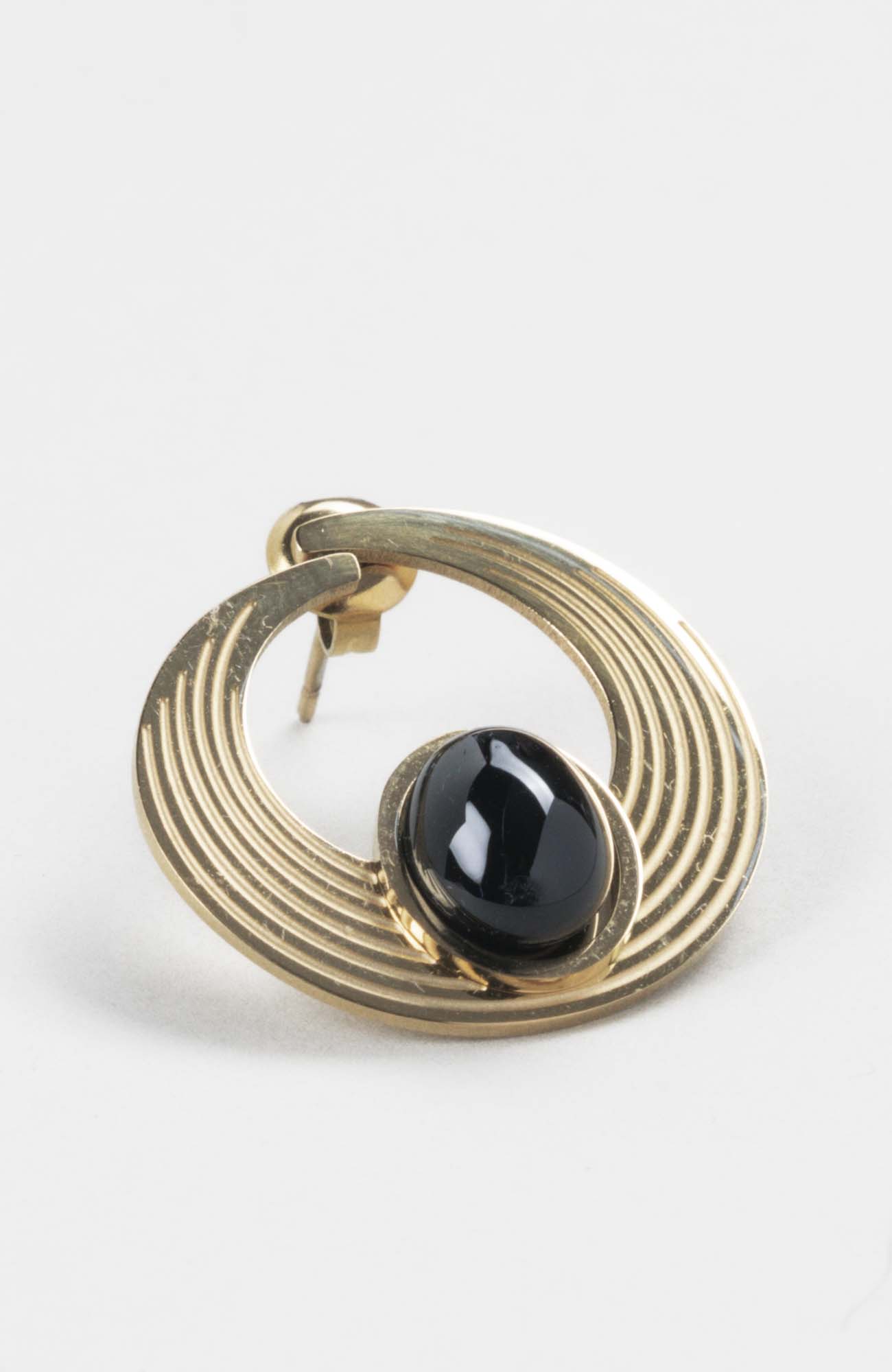 Clous d’oreilles ovales Intense Uni