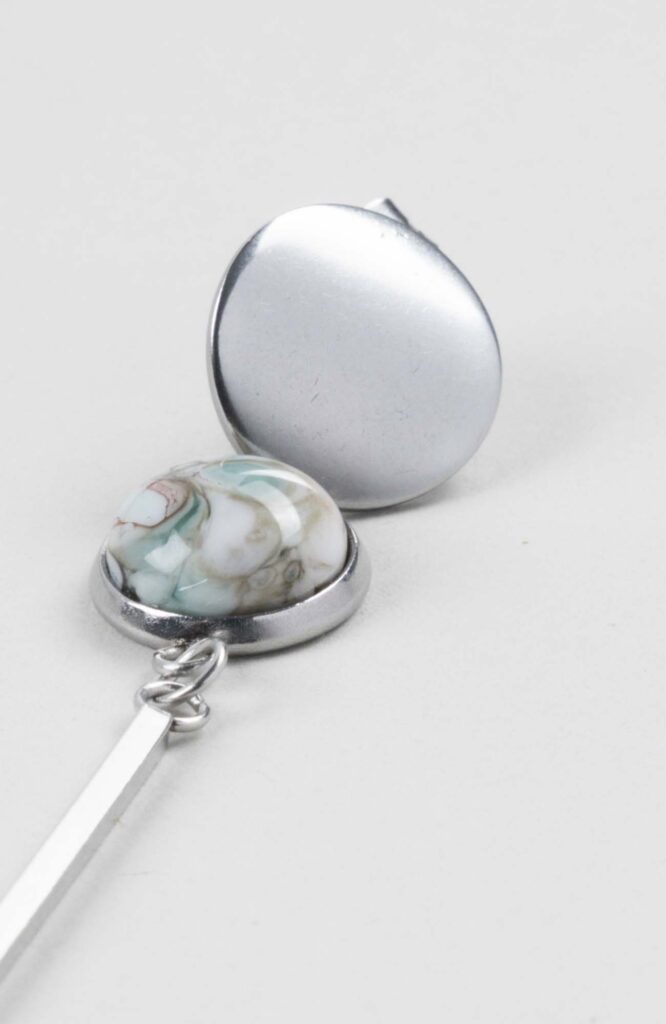 Clous d'oreilles pendants cabochon Cielo