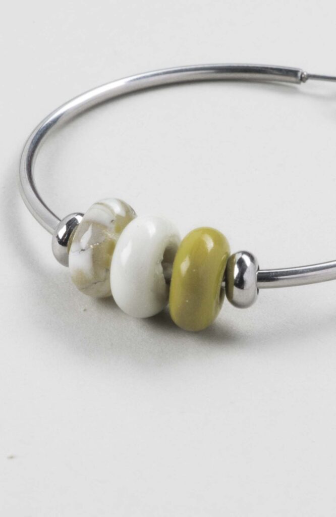 Boucles d'oreilles créoles "Anis"