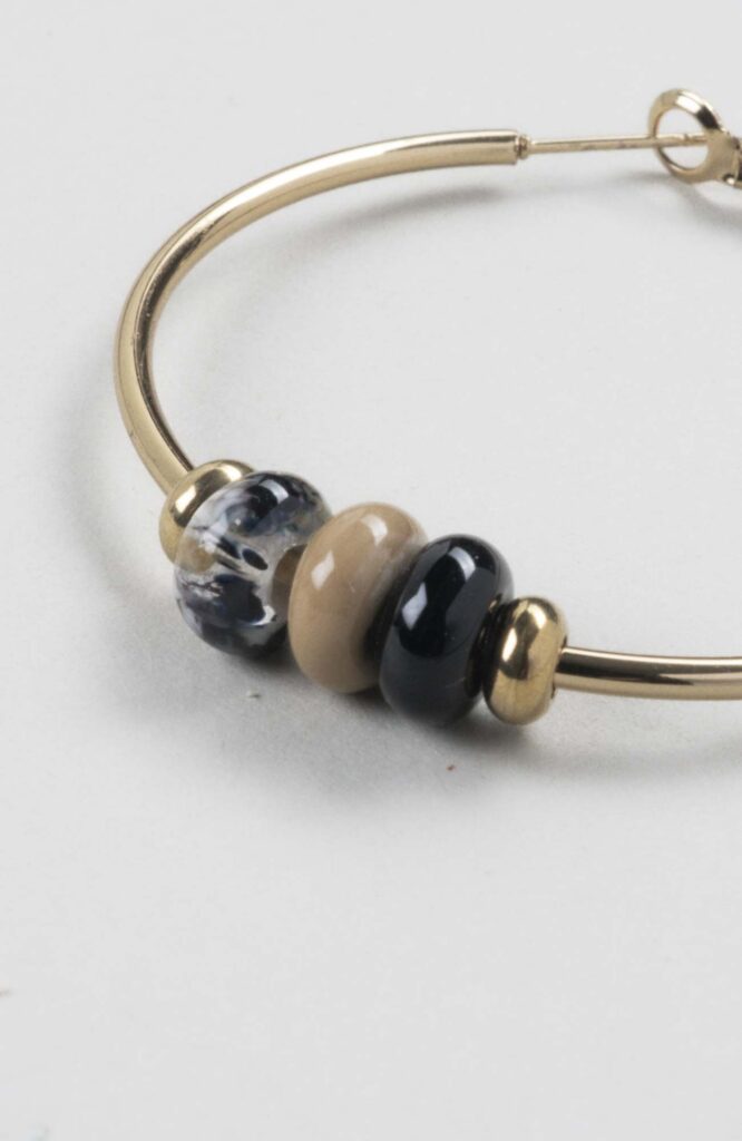 Boucles d'oreilles créoles "Intense"