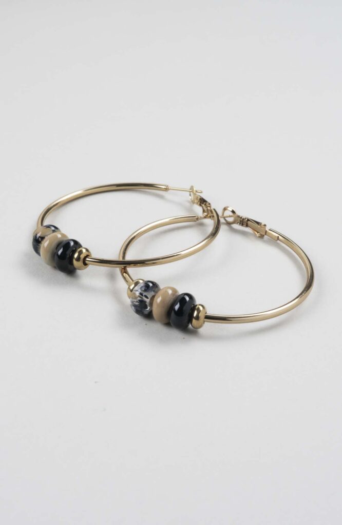 Boucles d'oreilles créoles "Intense"