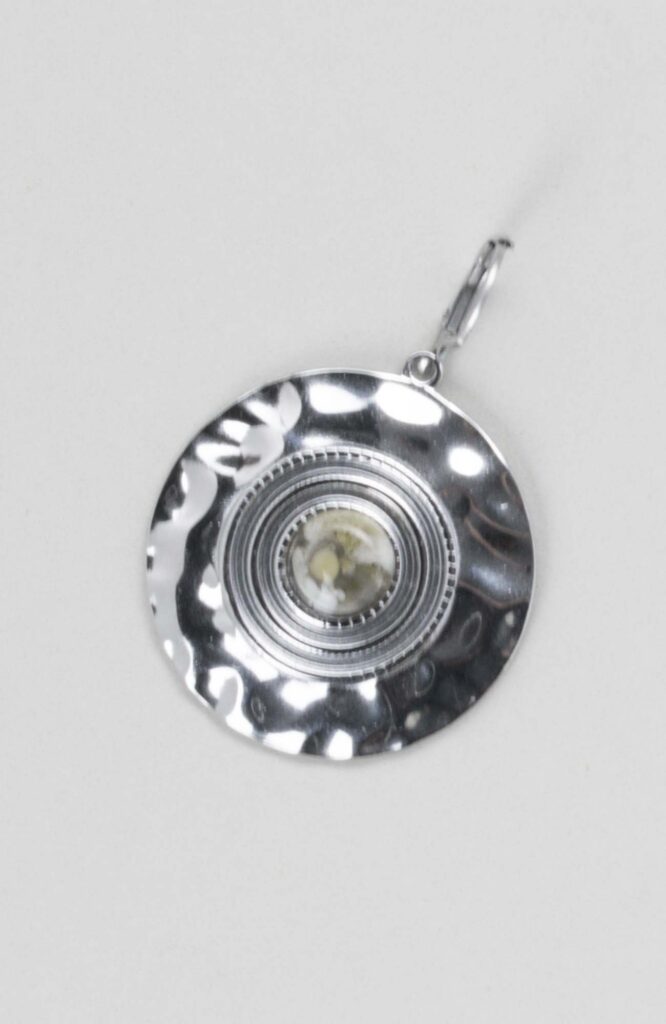 Boucles d'oreilles disques Anis
