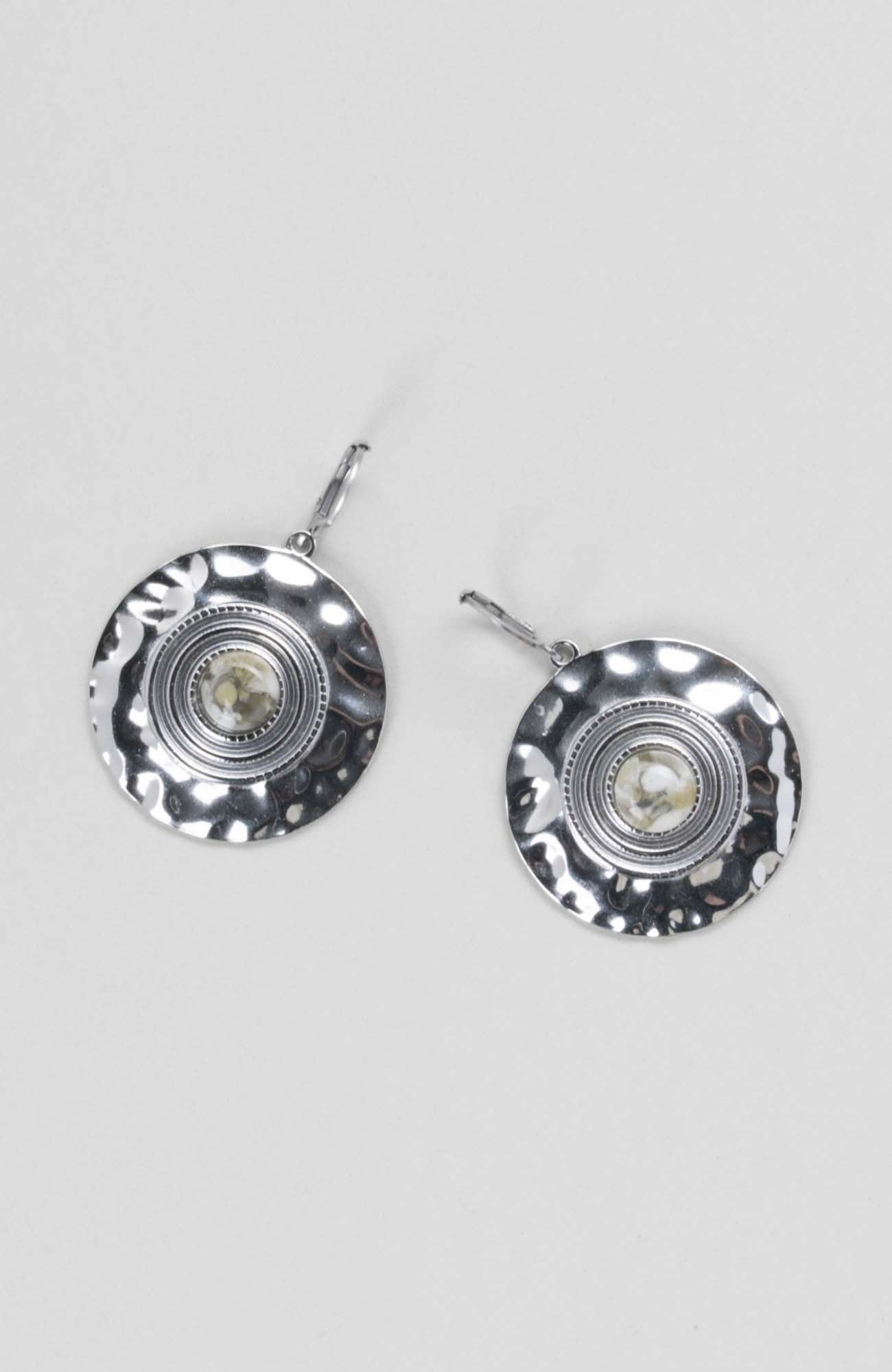 Boucles d&rsquo;oreilles disques Anis